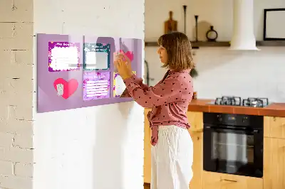Tableau magnétique à dessiner modèle notes effrayantes