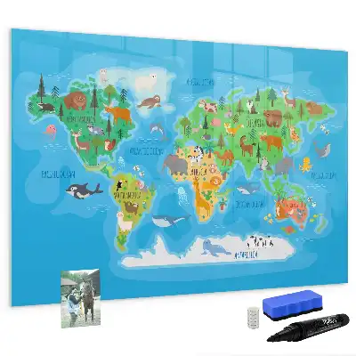 Tableau magnétique pour dessiner motif carte en dessin animé