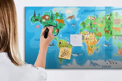 Tableau magnétique pour dessiner motif carte en dessin animé