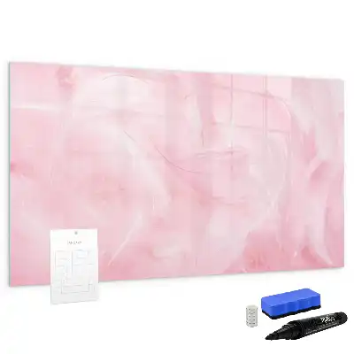 Tableau magnétique pour dessiner motif abstraction de plumes
