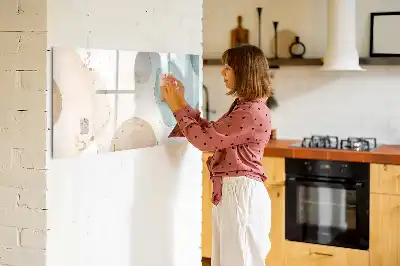 Tableau magnétique à dessiner modèle taches d'aquarelle