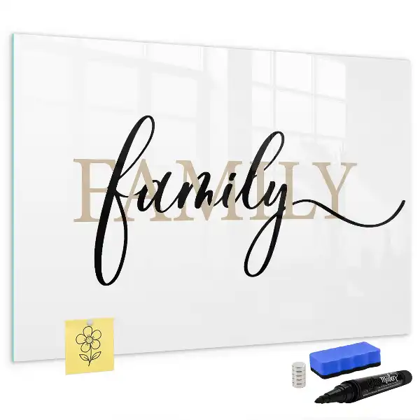 Tableau magnétique pour dessiner modèle Famille