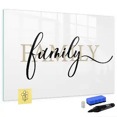 Tableau magnétique pour dessiner modèle Famille