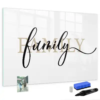 Tableau magnétique pour dessiner modèle Famille