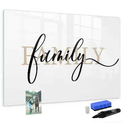 Tableau magnétique pour dessiner modèle Famille
