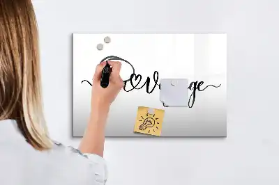 Tableau magnétique à dessiner motif Bon voyage