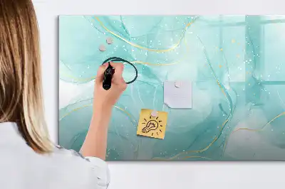 Tableau magnétique pour dessiner motif abstraction de marbre