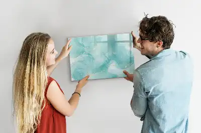 Tableau magnétique pour dessiner motif abstraction de marbre