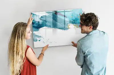 Tableau magnétique à dessiner modèle Coup de pinceau