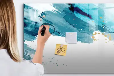Tableau magnétique à dessiner modèle Coup de pinceau