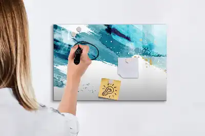 Tableau magnétique à dessiner modèle Coup de pinceau