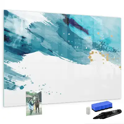 Tableau magnétique à dessiner modèle Coup de pinceau