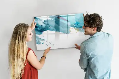 Tableau magnétique à dessiner modèle Coup de pinceau