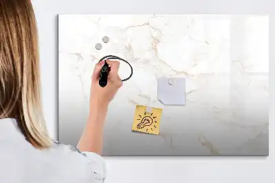 Tableau magnétique de dessin modèle en marbre élégant