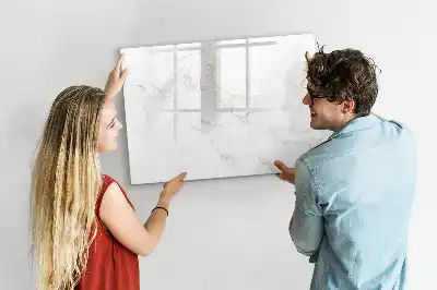 Tableau magnétique de dessin modèle en marbre élégant