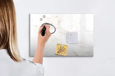 Tableau magnétique de dessin modèle en marbre élégant