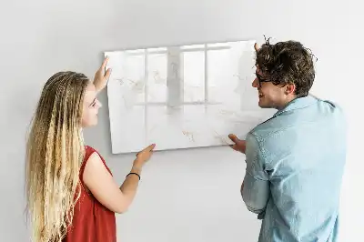 Tableau magnétique de dessin modèle en marbre élégant