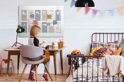 Tableau magnétique à dessiner avec motifs de chats