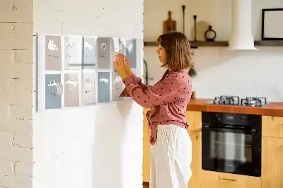 Tableau magnétique à dessiner avec motifs de chats