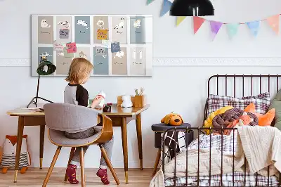 Tableau magnétique à dessiner avec motifs de chats