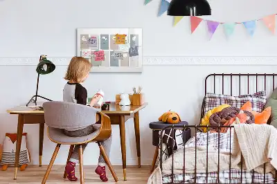 Tableau magnétique à dessiner avec motifs de chats