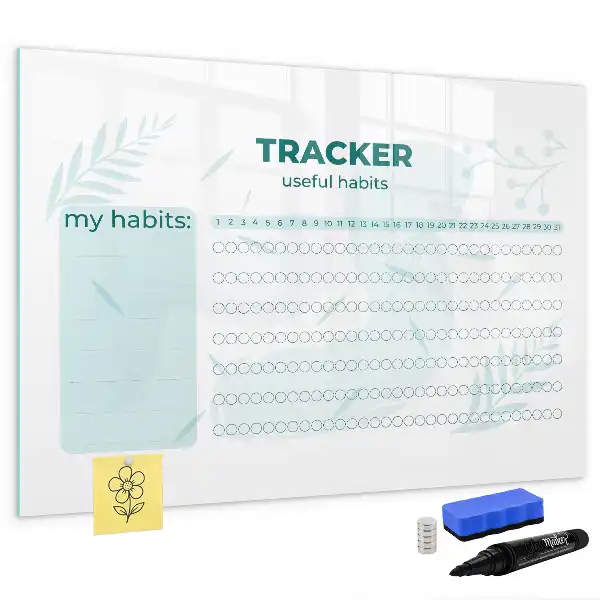 Planificateur d'habitudes tableau magnétique pour dessiner