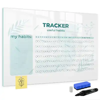 Planificateur d'habitudes tableau magnétique pour dessiner