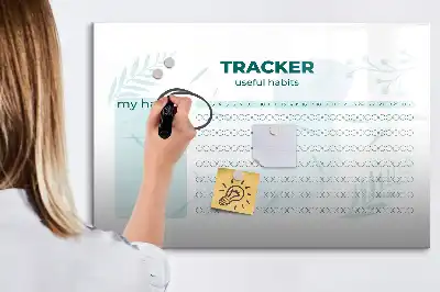 Planificateur d'habitudes tableau magnétique pour dessiner