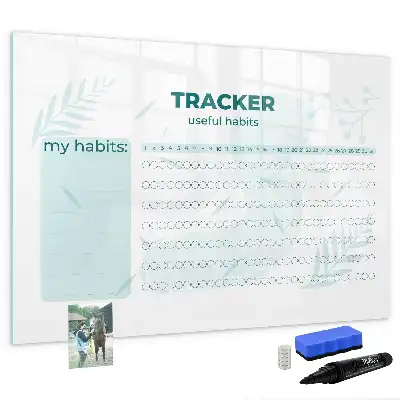 Planificateur d'habitudes tableau magnétique pour dessiner