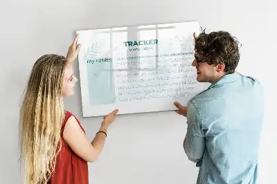 Planificateur d'habitudes tableau magnétique pour dessiner