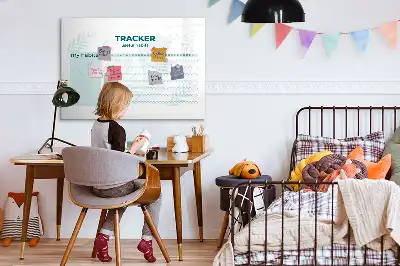 Planificateur d'habitudes tableau magnétique pour dessiner