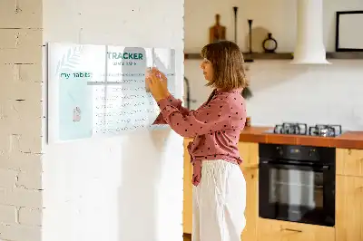 Planificateur d'habitudes tableau magnétique pour dessiner