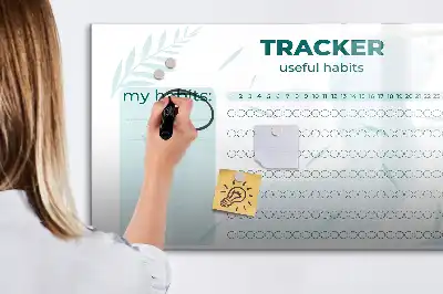 Planificateur d'habitudes tableau magnétique pour dessiner