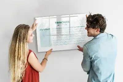 Planificateur d'habitudes tableau magnétique pour dessiner