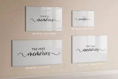 Tableau magnétique à dessiner modèle texte souvenirs