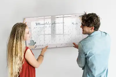 Tableau magnétique pour dessiner planificateur mensuel
