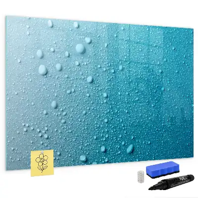 Tableau magnétique à dessiner modèle gouttes d'eau