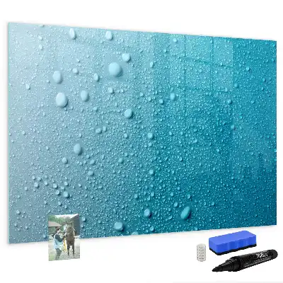 Tableau magnétique à dessiner modèle gouttes d'eau