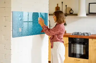 Tableau magnétique à dessiner modèle gouttes d'eau