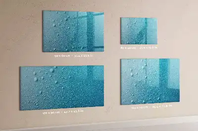 Tableau magnétique à dessiner modèle gouttes d'eau