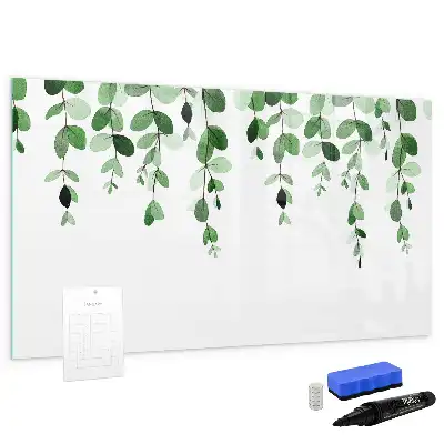 Tableau magnétique pour dessiner motif feuilles de plantes