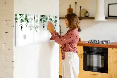 Tableau magnétique pour dessiner motif feuilles de plantes