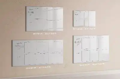 Tableau magnétique pour dessiner planning de la semaine