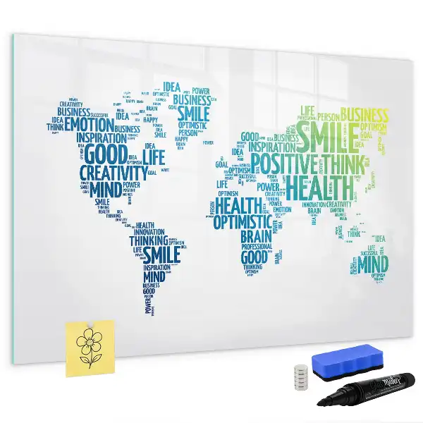 Tableau magnétique à dessiner carte de mots doux