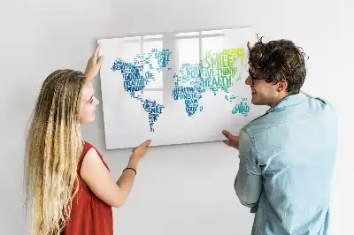 Tableau magnétique à dessiner carte de mots doux