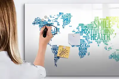 Tableau magnétique à dessiner carte de mots doux