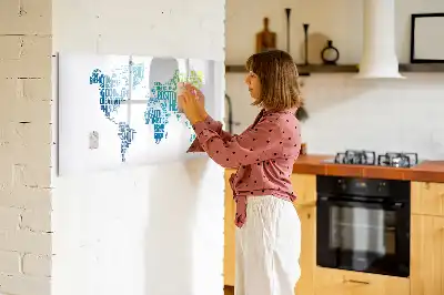Tableau magnétique à dessiner carte de mots doux