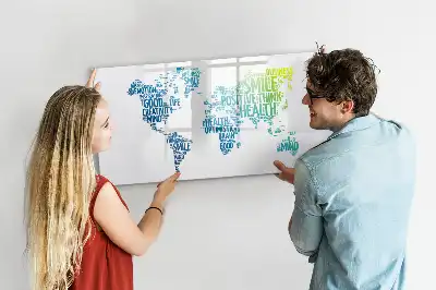 Tableau magnétique à dessiner carte de mots doux