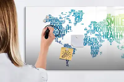 Tableau magnétique à dessiner carte de mots doux