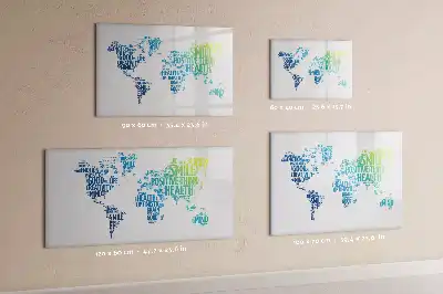 Tableau magnétique à dessiner carte de mots doux